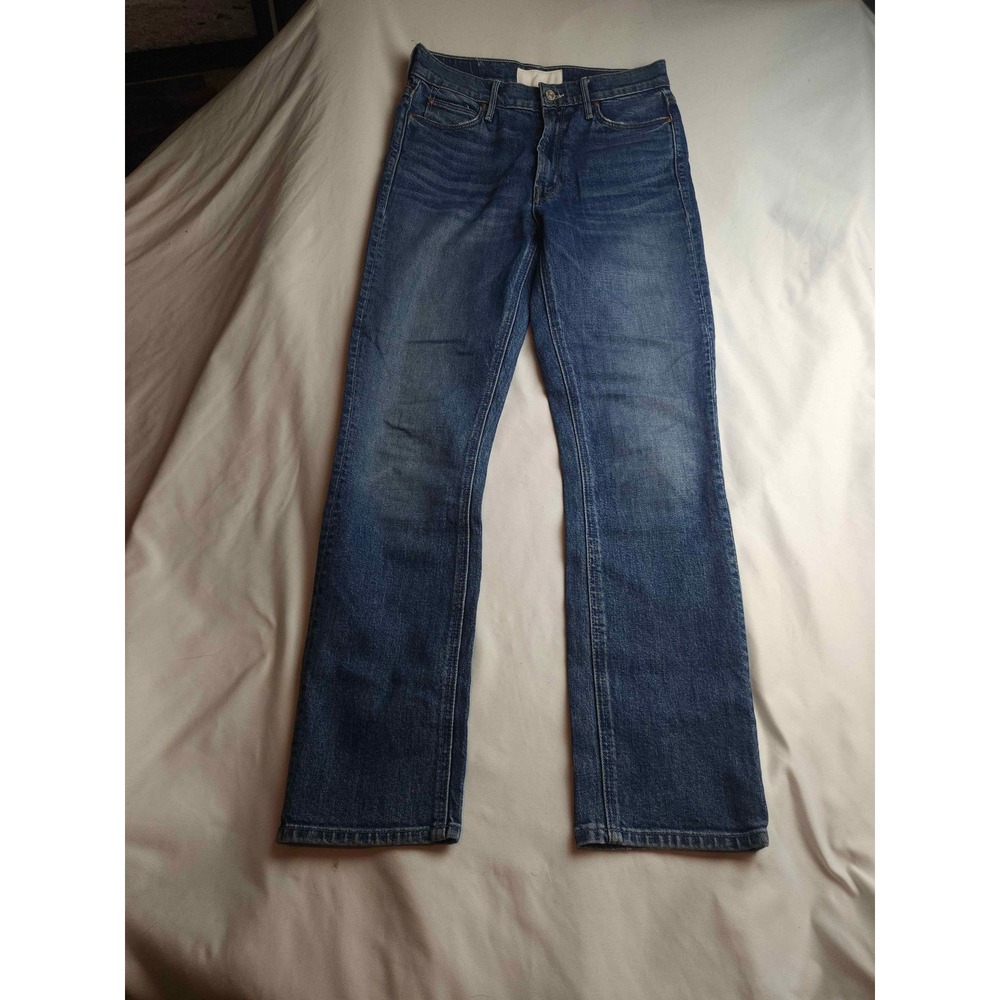 Mother Superior Straight Leg Jeans Medium Wash Blue Denim Womens Size 27